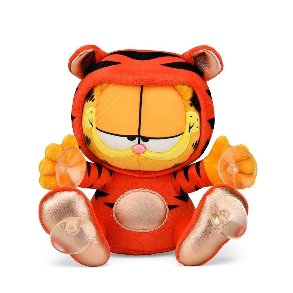 Kidrobot Garfield Year of the Tiger 8" Plush Window Clinger, NWT